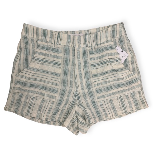 O’Neill Embroidered Emerald Green Stripes Casual Garcia Shorts NWT - Picture 4 of 15